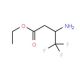 Ethyl 3-amino-4,4,4-trifluorobutyrate (CAS 170804-18-9) - chemical structure image