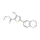 ethyl 3-amino-5-(2,3-dihydro-1,4-benzodioxin-6-yl)thiophene-2-carboxylate - chemical structure image