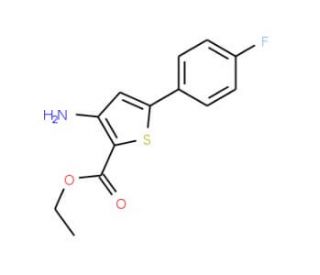 ethyl 3-amino-5-(4-fluorophenyl)thiophene-2-carboxylate - chemical structure image