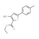 ethyl 3-amino-5-(4-methylphenyl)thiophene-2-carboxylate (CAS 37572-22-8) - chemical structure image