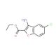 Ethyl 3-amino-5-chlorobenzofuran-2-carboxylate - chemical structure image