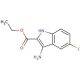 Ethyl 3-amino-5-fluoro-1H-indole-2-carboxylate - chemical structure image