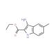 Ethyl 3-amino-5-methyl-1H-indole-2-carboxylate - chemical structure image