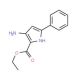 Ethyl 3-amino-5-phenyl-1H-pyrrole-2-carboxylate - chemical structure image