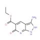 ethyl 3-amino-6-oxo-6,7-dihydro-1H-pyrazolo[3,4-b]pyridine-5-carboxylate - chemical structure image