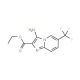 Ethyl 3-amino-6-(trifluoromethyl)imidazo-[1,2-a]pyridine-2-carboxylate - chemical structure image