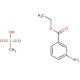 Ethyl 3-aminobenzoate methanesulfonate (CAS 886-86-2) - chemical structure image