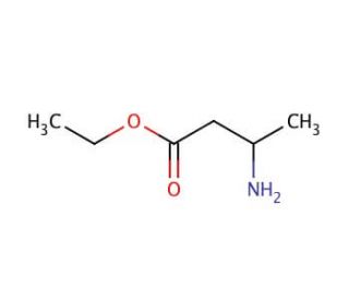 Ethyl 3-aminobutyrate (CAS 5303-65-1) - chemical structure image