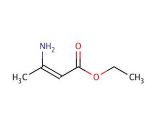 Ethyl 3-aminocrotonate (CAS 626-34-6) - chemical structure image