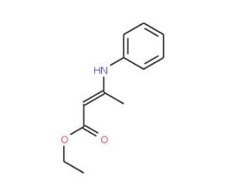 Ethyl 3-anilinobut-2-enoate (CAS 6287-35-0) - chemical structure image