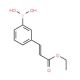 Ethyl 3-boronocinnamate (CAS 913835-51-5) - chemical structure image