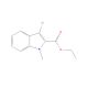 Ethyl 3-bromo-1-methyl-1H-indole-2-carboxylate - chemical structure image