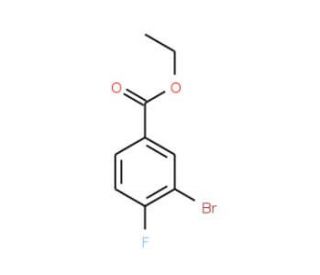 Ethyl 3-bromo-4-fluorobenzoate (CAS 23233-33-2) - chemical structure image