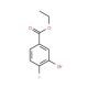 Ethyl 3-bromo-4-fluorobenzoate (CAS 23233-33-2) - chemical structure image