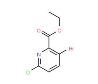 Ethyl 3-bromo-6-chloropicolinate (CAS 1065074-97-6) - chemical structure image