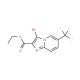 Ethyl 3-bromo-6-(trifluoromethyl)imidazo-[1,2-a]pyridine-2-carboxylate - chemical structure image