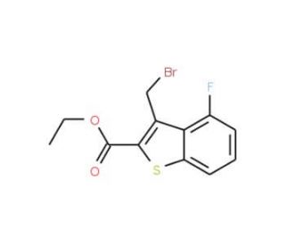 ethyl 3-(bromomethyl)-4-fluoro-1-benzothiophene-2-carboxylate - chemical structure image