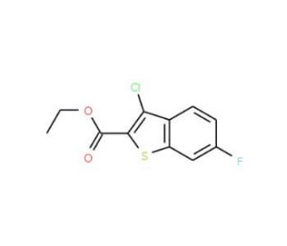 ethyl 3-chloro-6-fluoro-1-benzothiophene-2-carboxylate - chemical structure image