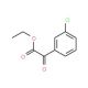 Ethyl 3-chlorobenzoylformate (CAS 62123-73-3) - chemical structure image