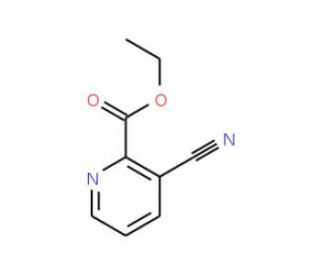 Ethyl 3-cyano-2-pyridinecarboxylate (CAS 97316-55-7) - chemical structure image