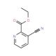 Ethyl 3-cyano-2-pyridinecarboxylate (CAS 97316-55-7) - chemical structure image