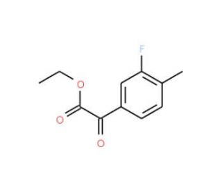 Ethyl 3-fluoro-4-methylbenzoylformate (CAS 732251-65-9) - chemical structure image