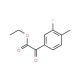 Ethyl 3-fluoro-4-methylbenzoylformate (CAS 732251-65-9) - chemical structure image