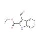 Ethyl 3-formyl-1H-indole-2-carboxylate (CAS 18450-27-6) - chemical structure image