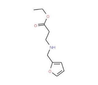Ethyl 3-(furfurylamino)propionate (CAS 175203-83-5) - chemical structure image