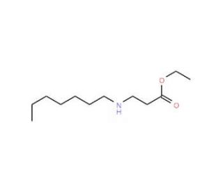 Ethyl 3-(heptylamino)propanoate - chemical structure image