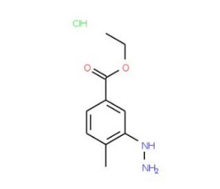 Ethyl 3-hydrazino-4-methylbenzoate hydrochloride - chemical structure image
