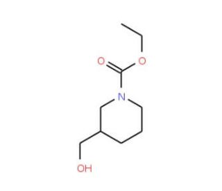 ethyl 3-(hydroxymethyl)piperidine-1-carboxylate - chemical structure image