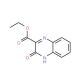 Ethyl 3-hydroxyquinoxaline-2-carboxylate - chemical structure image