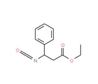 Ethyl 3-isocyanato-3-phenylpropanoate - chemical structure image