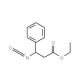 Ethyl 3-isocyanato-3-phenylpropanoate - chemical structure image