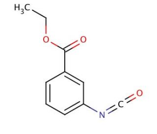 Ethyl 3-isocyanatobenzoate (CAS 67531-68-4) - chemical structure image