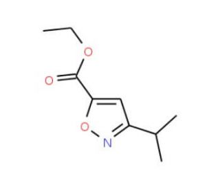Ethyl 3-isopropylisoxazole-5-carboxylate (CAS 2207-47-8) - chemical structure image