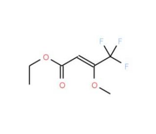 Ethyl 3-Methoxy-4,4,4-trifluoro-2-butenoate (CAS 26717-84-0) - chemical structure image