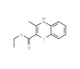 Ethyl 3-methyl-4H-1,4-benzothiazine-2-carboxylate (CAS 7625-01-6) - chemical structure image