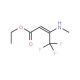 Ethyl 3-methylamino-4,4,4-trifluorocrotonate (CAS 121303-76-2) - chemical structure image