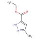 Ethyl 3-methylpyrazole-5-carboxylate (CAS 4027-57-0) - chemical structure image