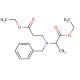 Ethyl-3-[N-benzyl-N-(1-ethoxycarbonylethyl)amino]propionate - chemical structure image