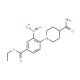 Ethyl 3-Nitro-4-(piperidin-4-carboxamid-1-yl)-benzoate - chemical structure image