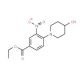 Ethyl 3-Nitro-4-(piperidin-4-ol-1-yl)benzoate - chemical structure image