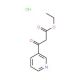 ethyl 3-oxo-3-pyridin-3-ylpropanoate hydrochloride (CAS 6283-81-4) - chemical structure image