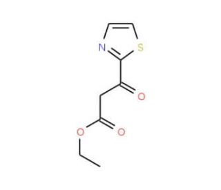 Ethyl 3-oxo-3-thiazol-2-yl-propionate (CAS 212621-63-1) - chemical structure image
