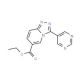Ethyl 3-pyrimidin-5-yl[1,2,4]triazolo[4,3-a]-pyridine-6-carboxylate - chemical structure image