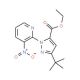 Ethyl 3-(tert-butyl)-1-(3-nitro-2-pyridinyl)-1H-pyrazole-5-carboxylate - chemical structure image