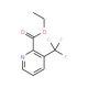 Ethyl 3-(trifluoromethyl)-2-pyridinecarboxylate (CAS 952182-76-2) - chemical structure image