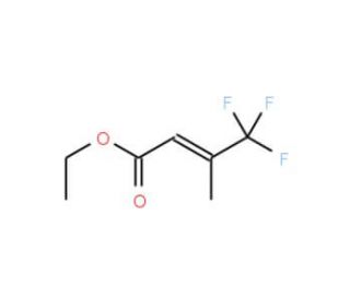 Ethyl 3-(trifluoromethyl)crotonate (CAS 24490-03-7) - chemical structure image